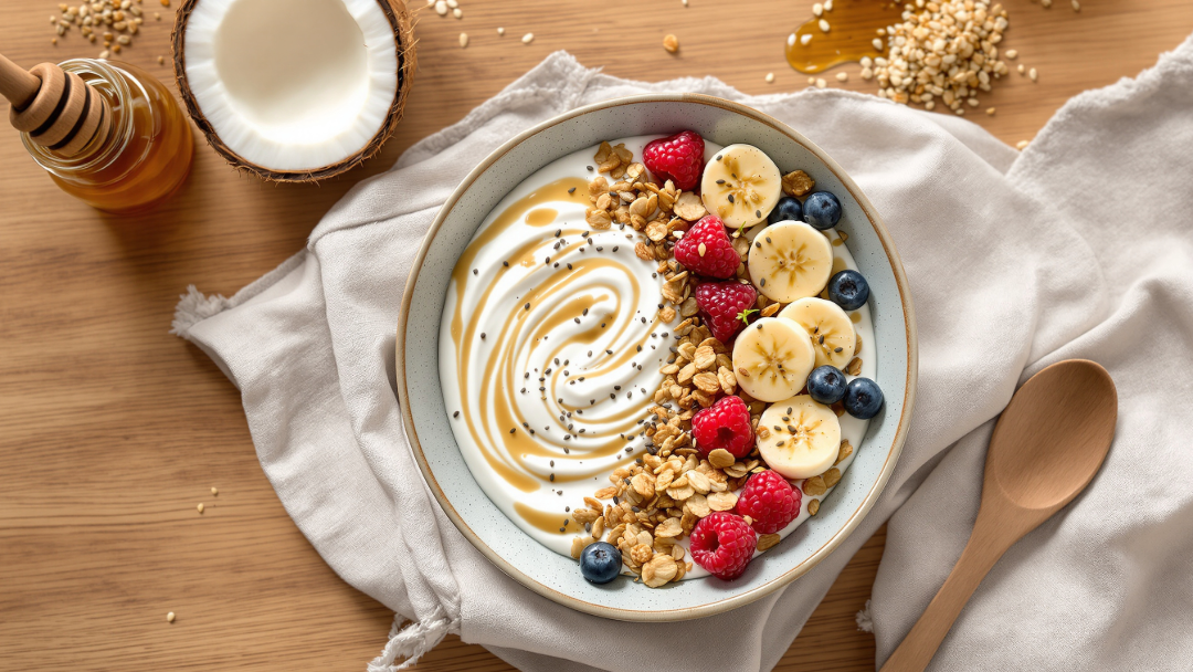 Coconut Tahini Breakfast Bowl