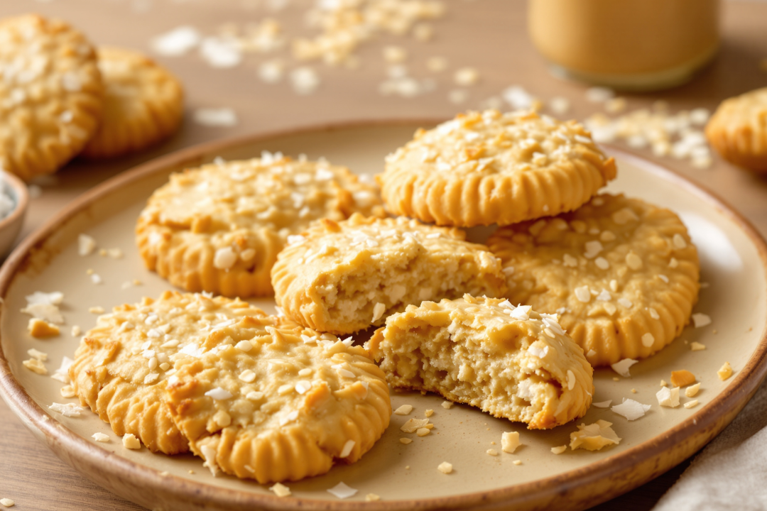 Coconut Tahini Biscuits